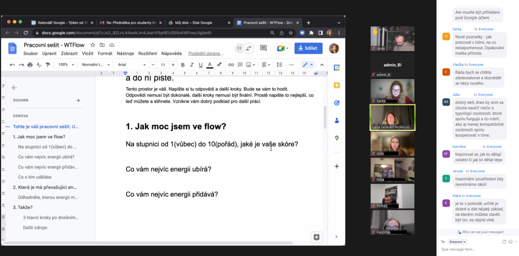 Online seminář "WTFlow - Jak postavit výkonné týmy s&nbsp;lehkostí", 14.&nbsp;11.&nbsp;2022 - galerie