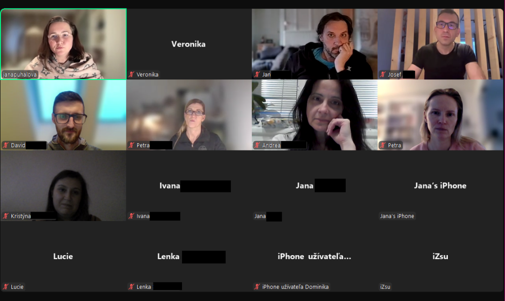 Online seminář "Myself management", 12. 2. 2025 - galerie