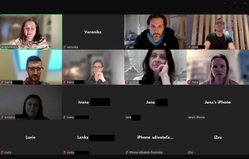 Online seminář "Myself management", 12. 2. 2025 - galerie